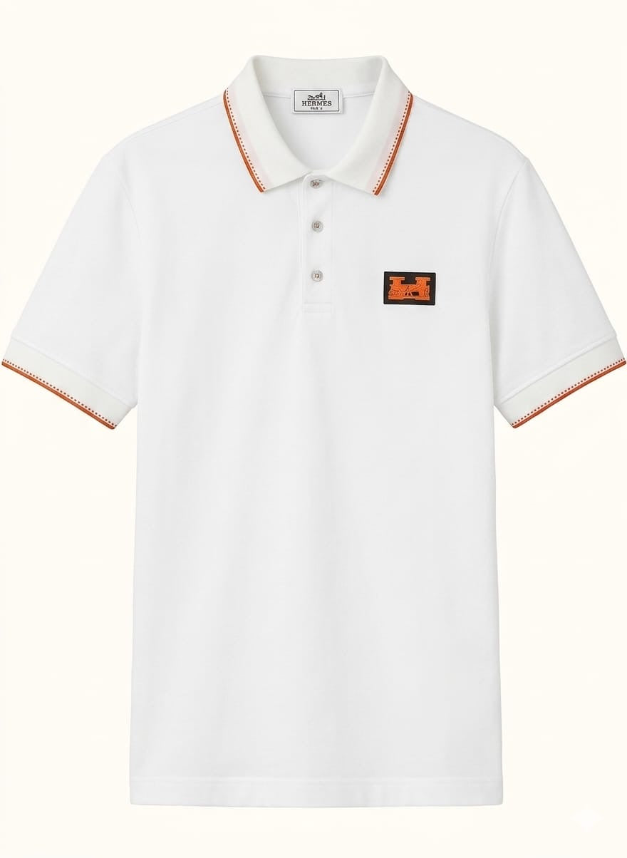 Premium Contrast Detail Polo Shirt