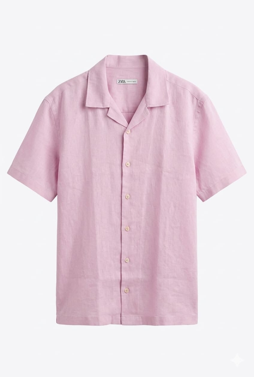premium pure linen shirt