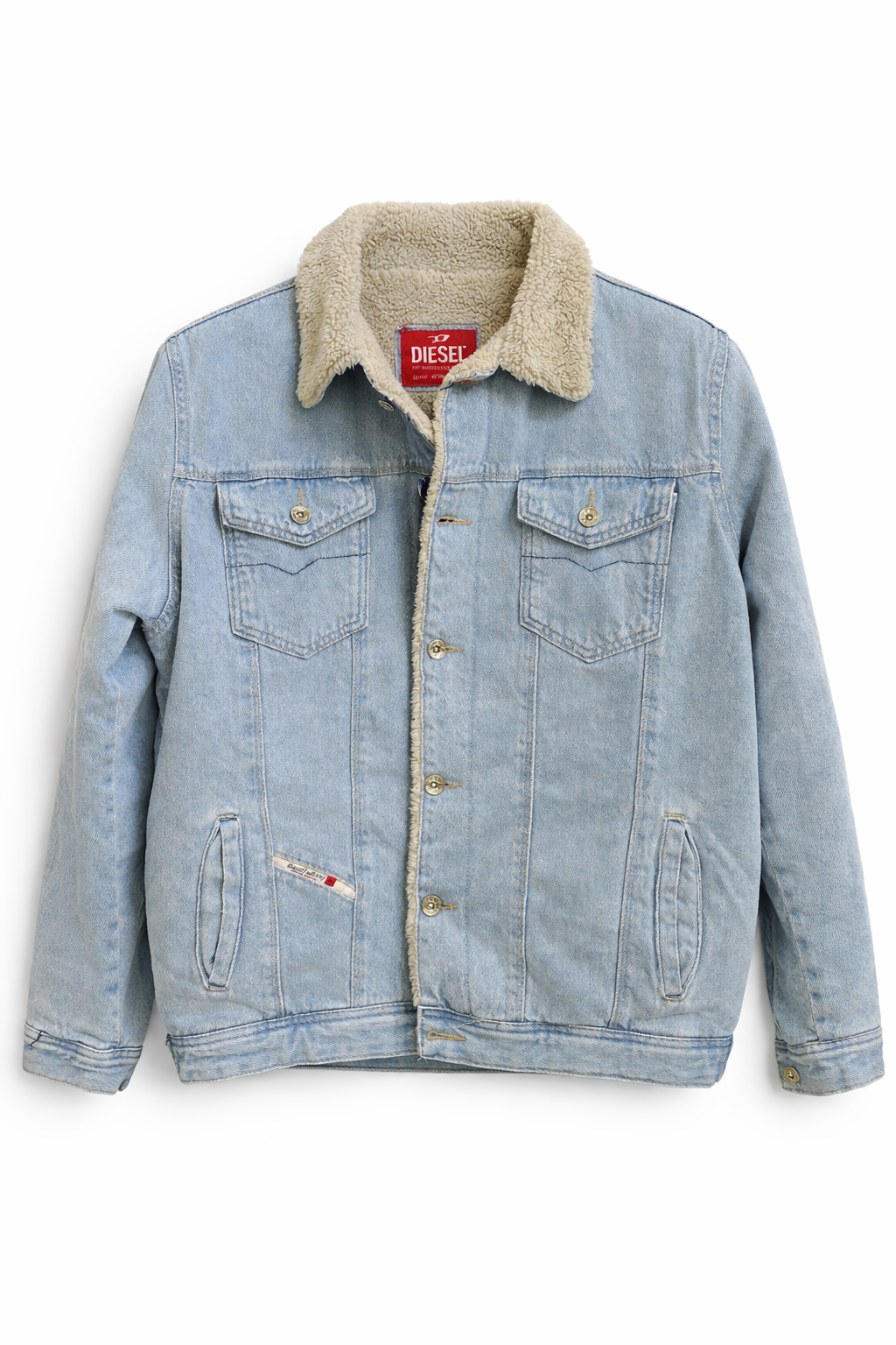 Men’s Sherpa-Lined Denim Jacket