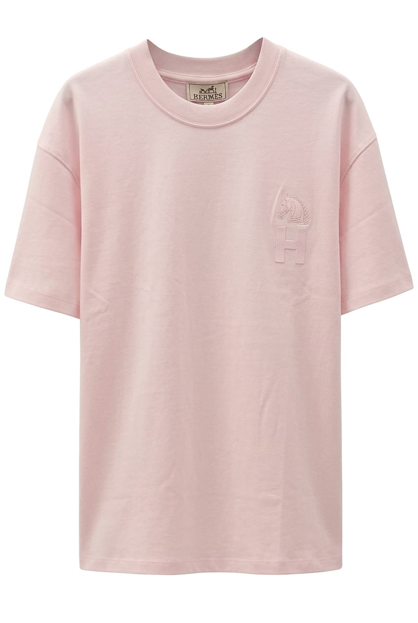 Men’s Minimal Embroidered T-Shirt – Premium Cotton Luxury