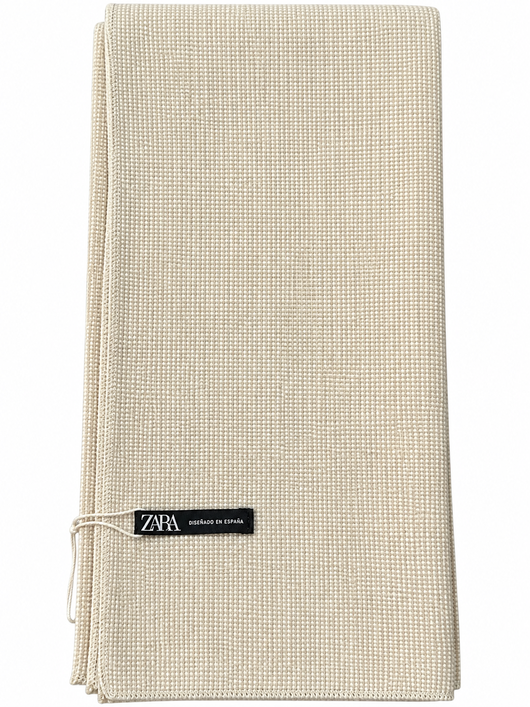 Premium Textured Knit Scarf – Beige