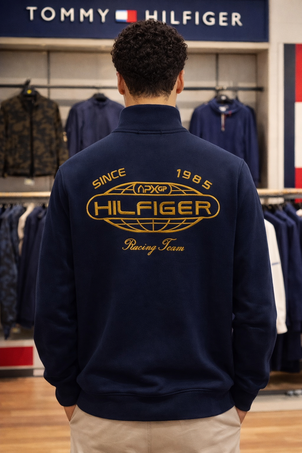 Racing Team Half-Zip Sweatshirt