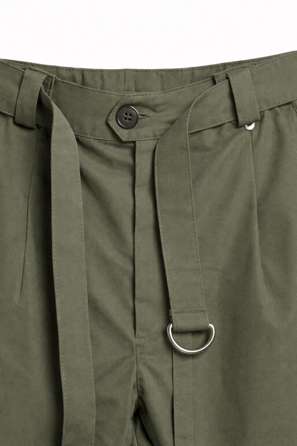 Men’s Wide Fit Pants with Adjustable Belt – Minimal Smart Style