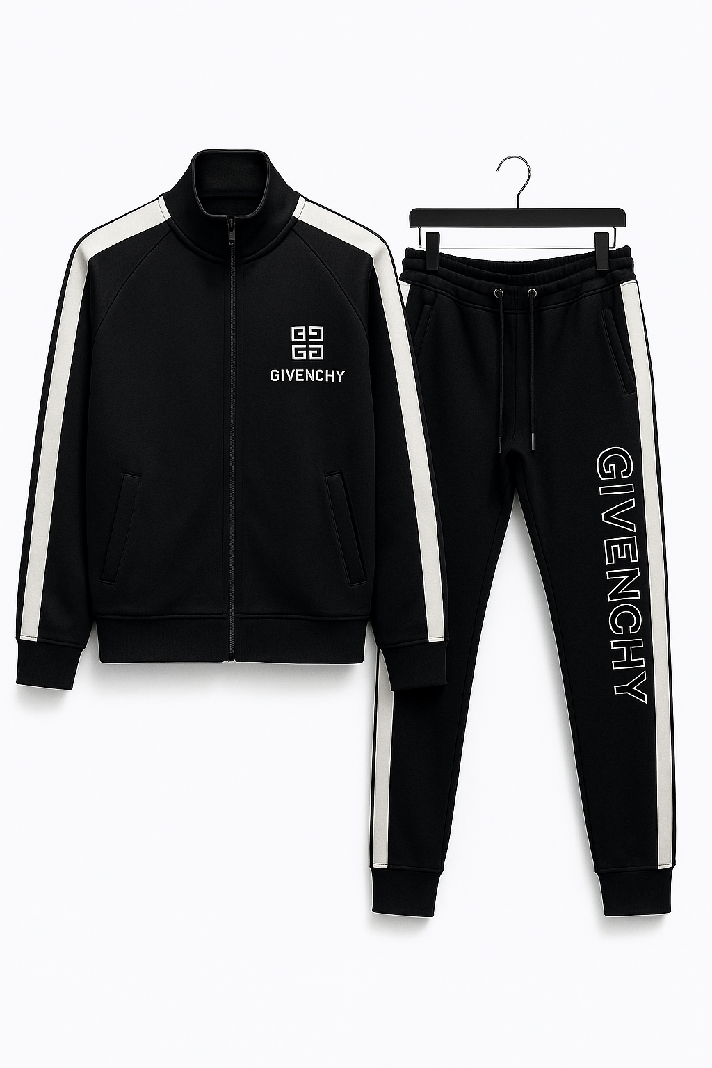 Men’s Premium Side-Stripe Tracksuit Set