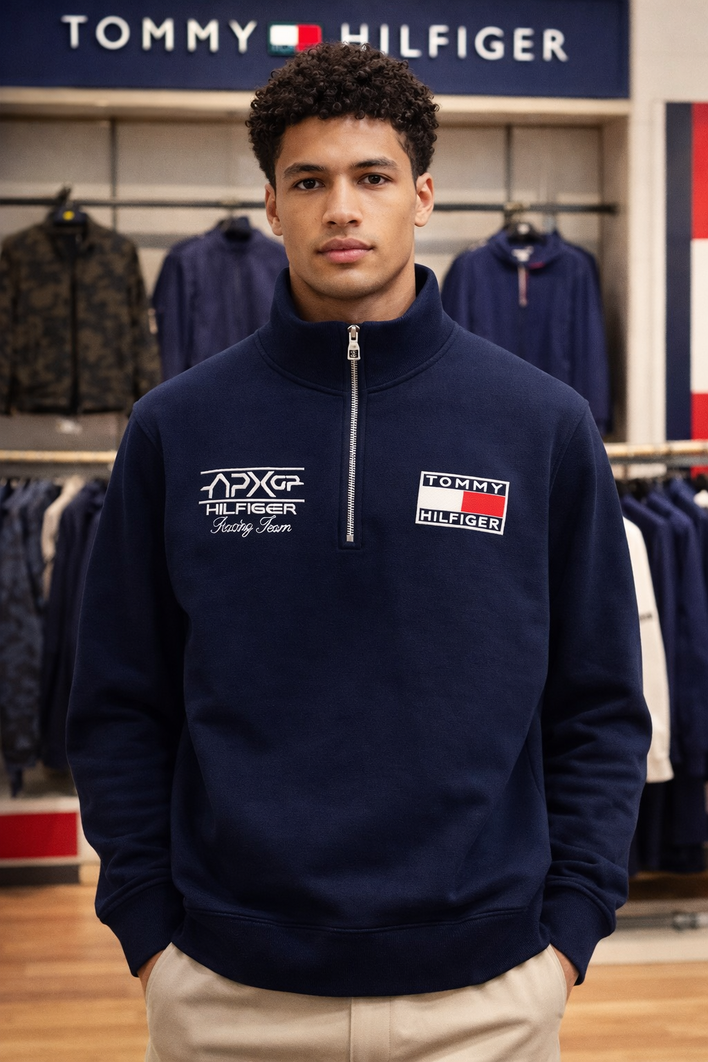 Racing Team Half-Zip Sweatshirt