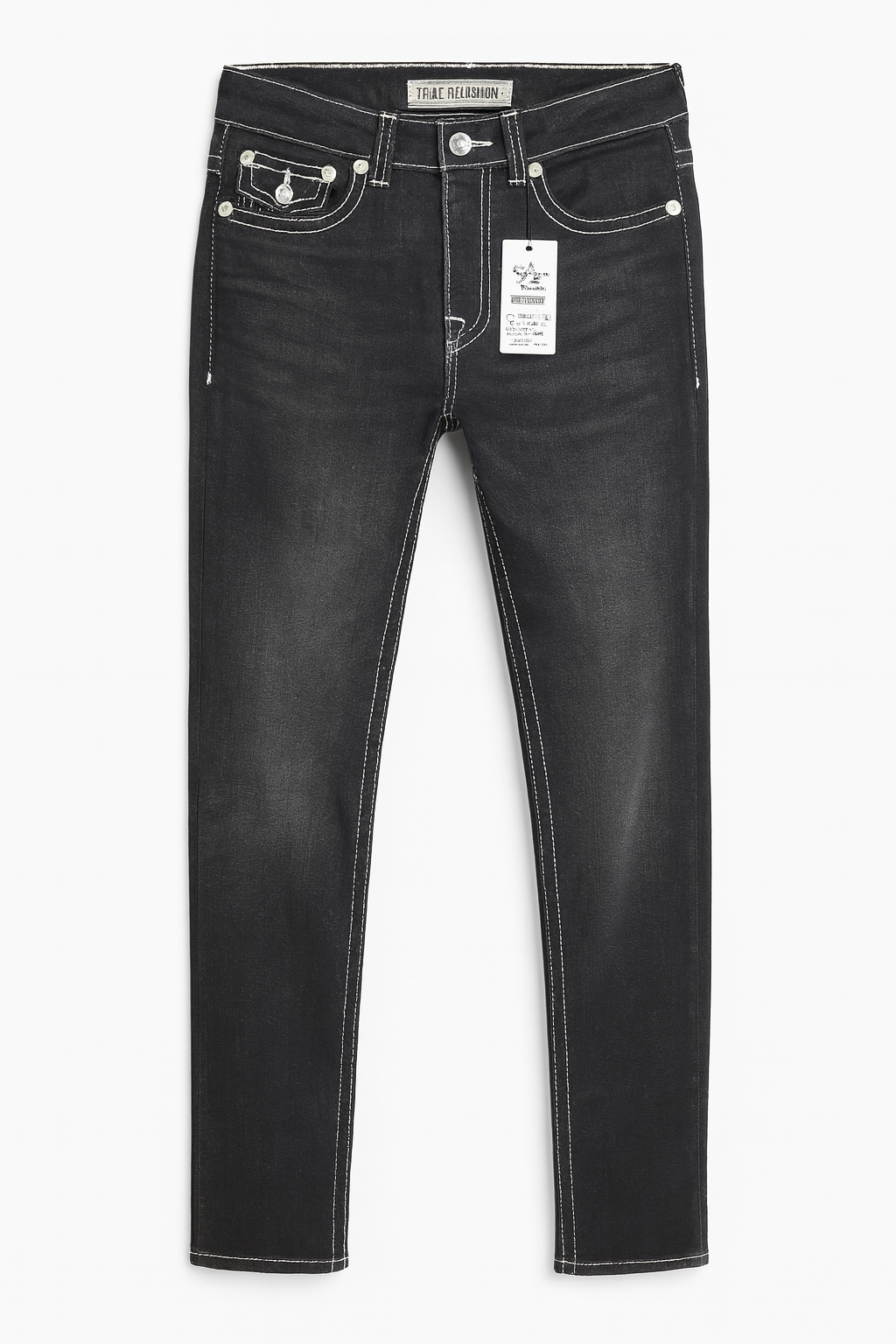 Slim Straight Washed Jeans