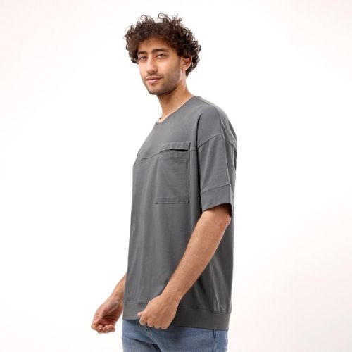 Men’s Premium Cotton Pocket T-Shirt – Minimal Essential Fit