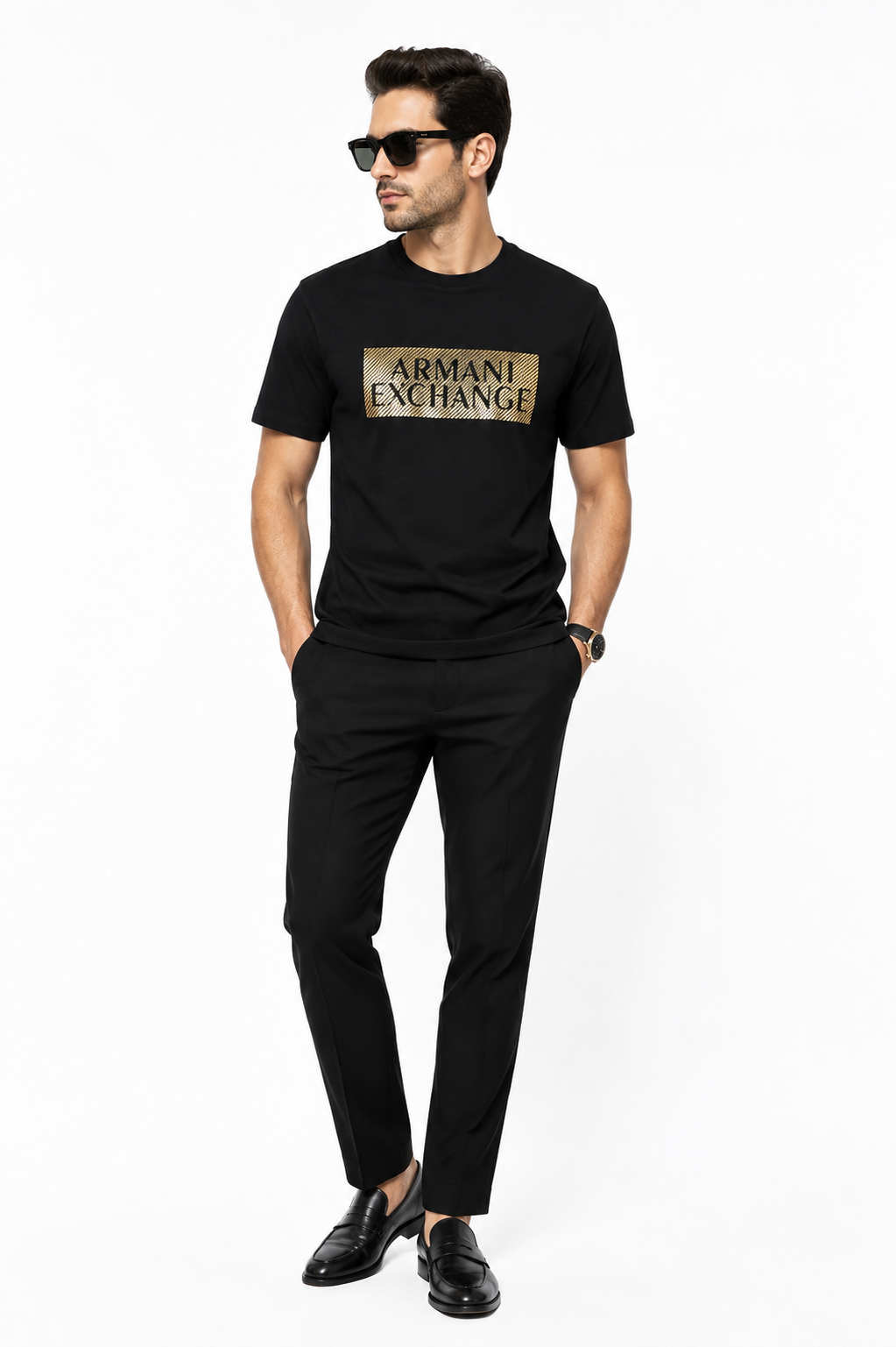 Premium Cotton Graphic T-Shirt | Black & Purple | Y HOUSE