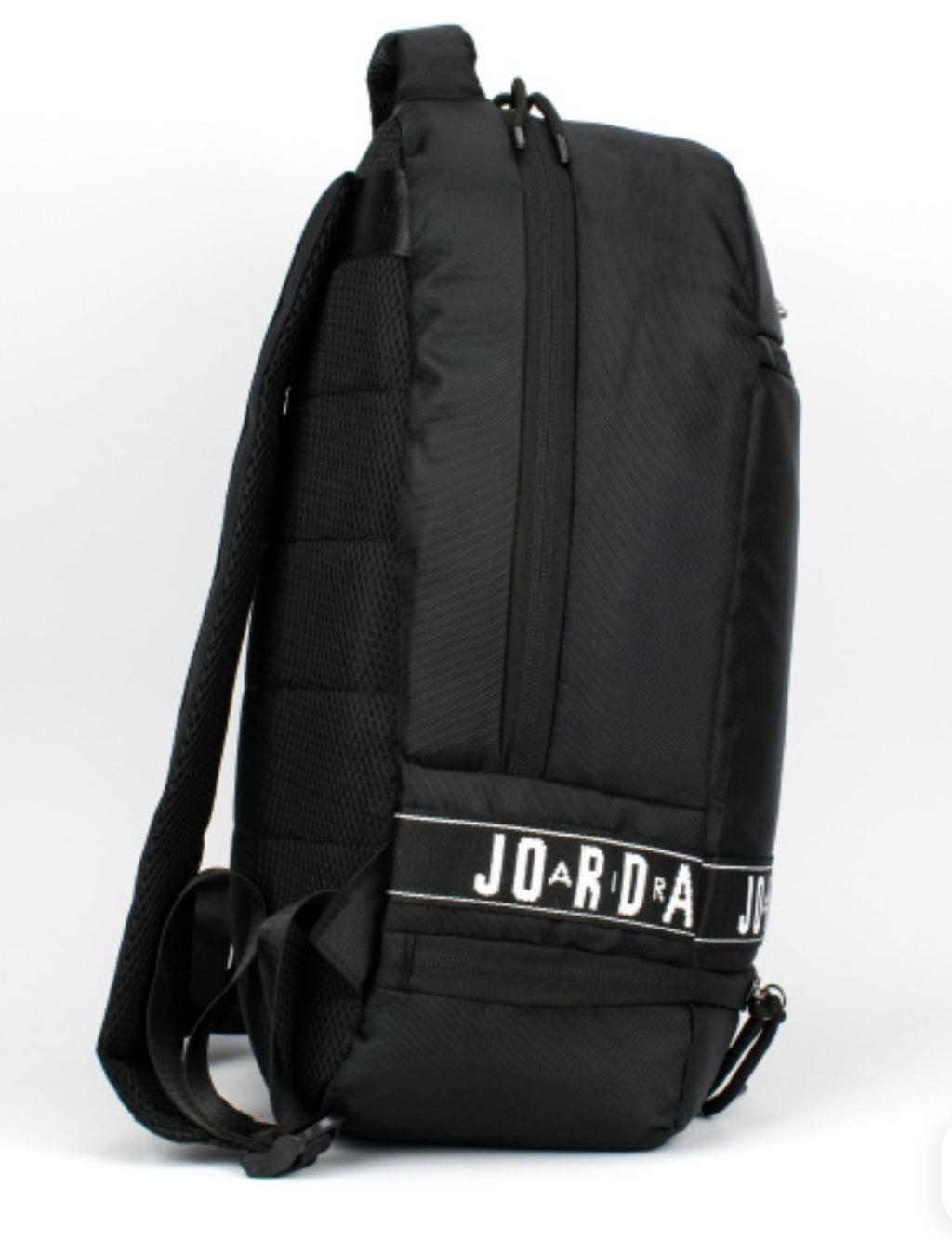 black backpack with a minimalist design