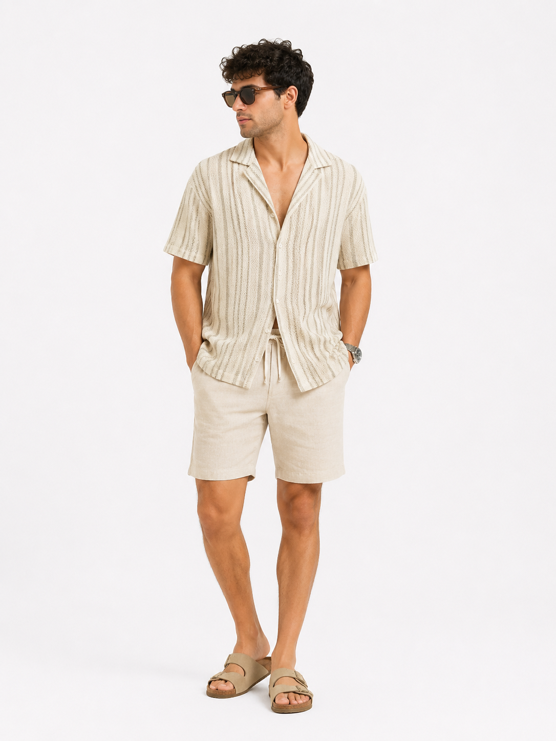 Textured Knit Summer Shirt – Relaxed Fit