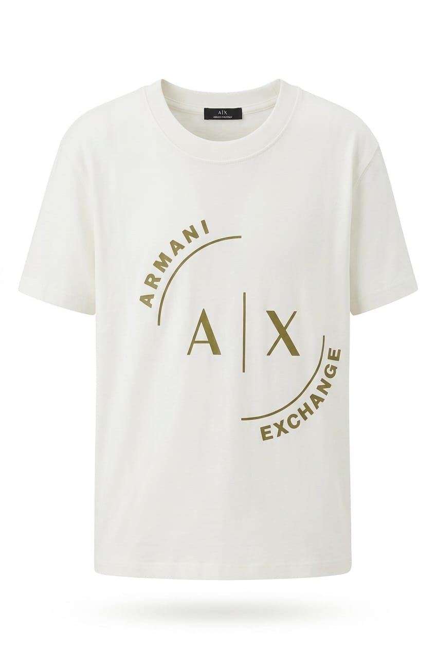 Men’s Premium AX Circular Logo T-Shirt – Signature Graphic Style