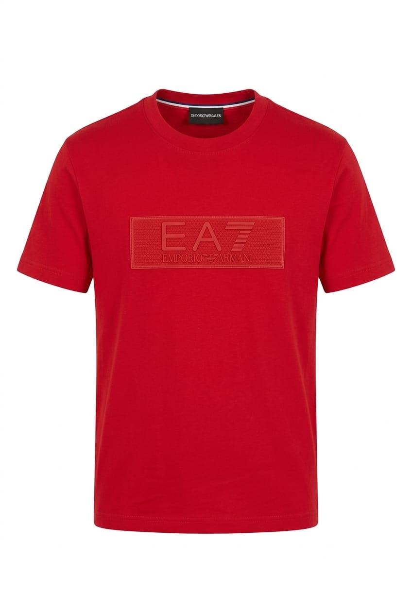 Premium Embossed Box Logo T-Shirt – Modern Essential