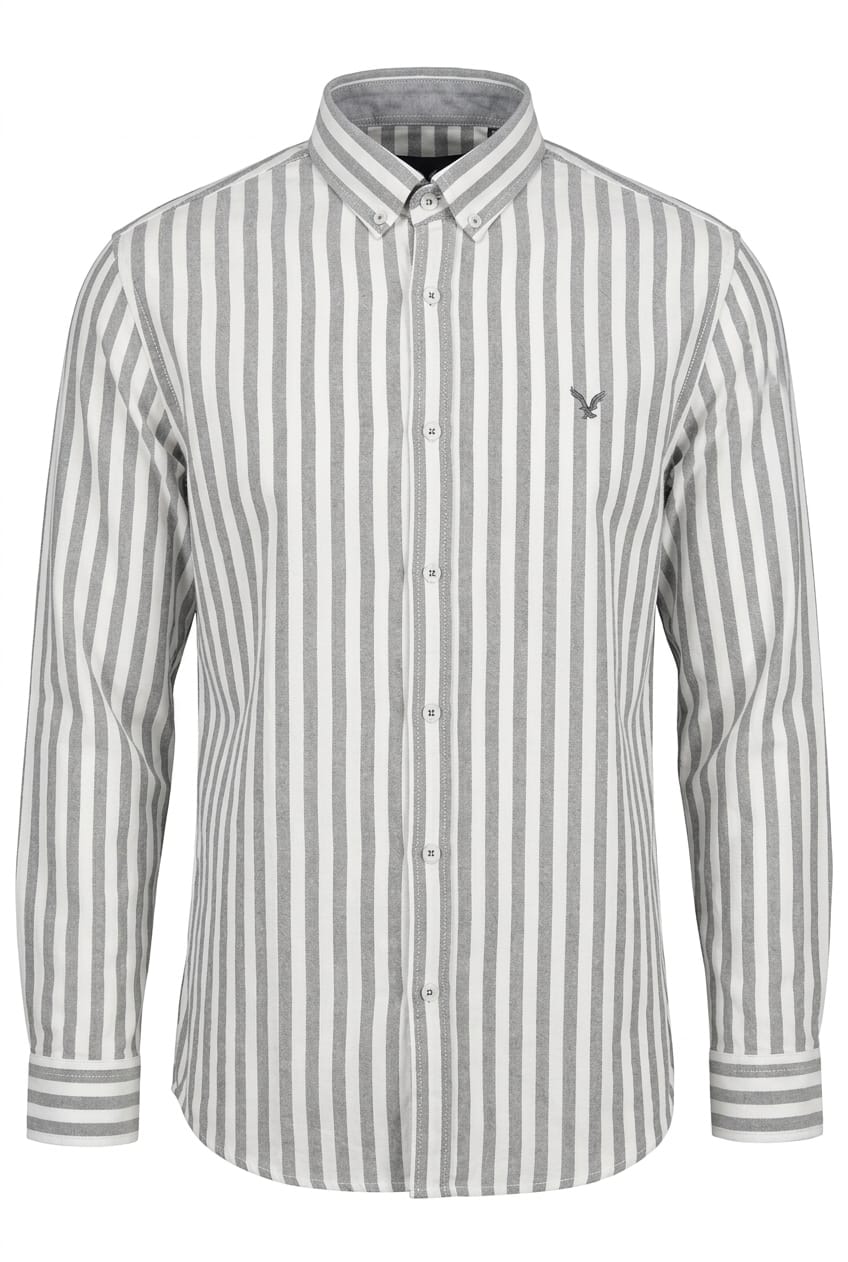 Men’s Striped Button-Down Shirt – Smart Casual Essential