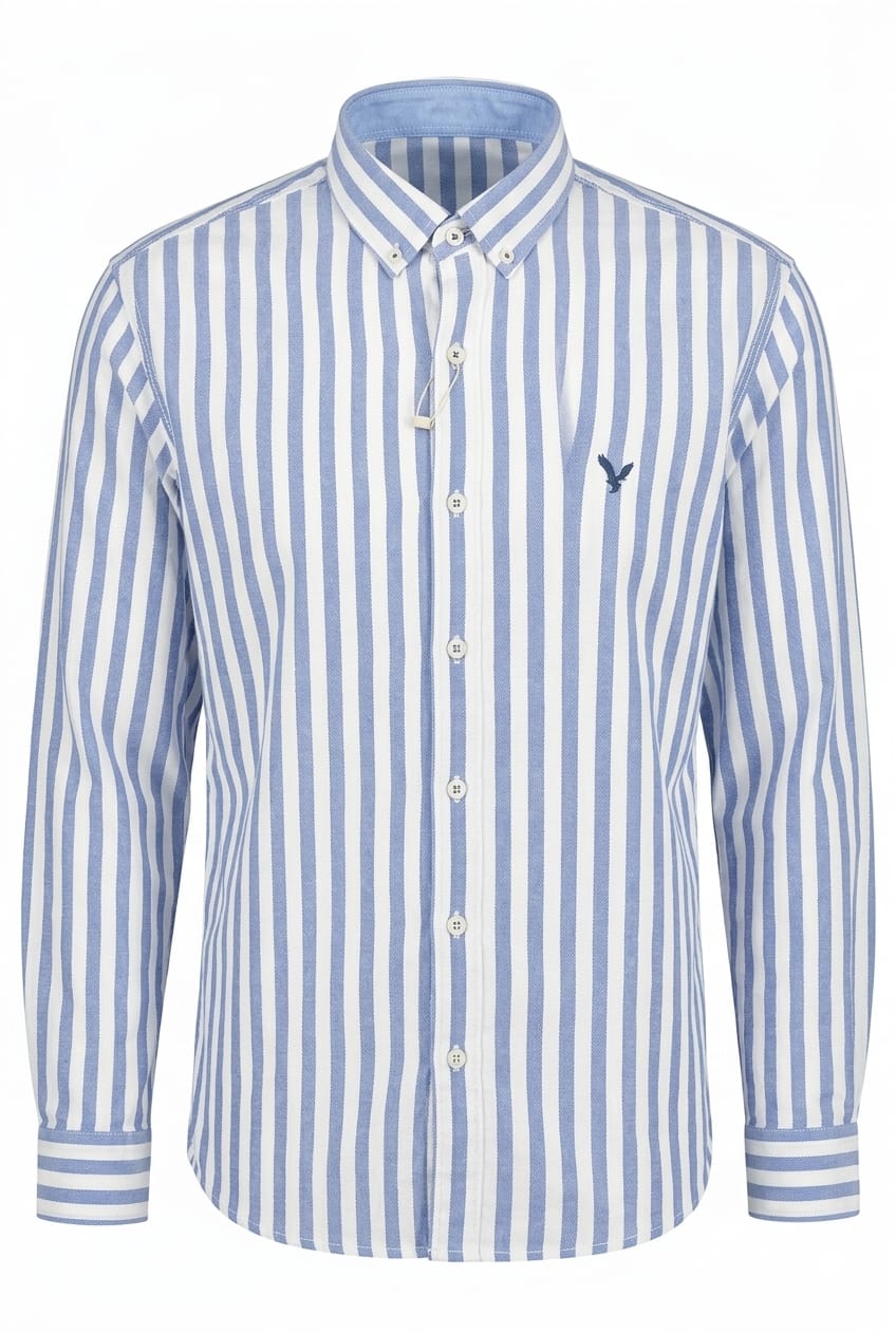 Men’s Striped Button-Down Shirt – Smart Casual Essential
