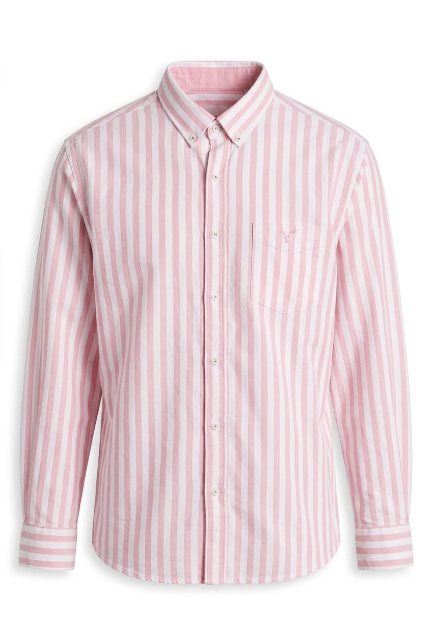 Men’s Striped Button-Down Shirt – Smart Casual Essential