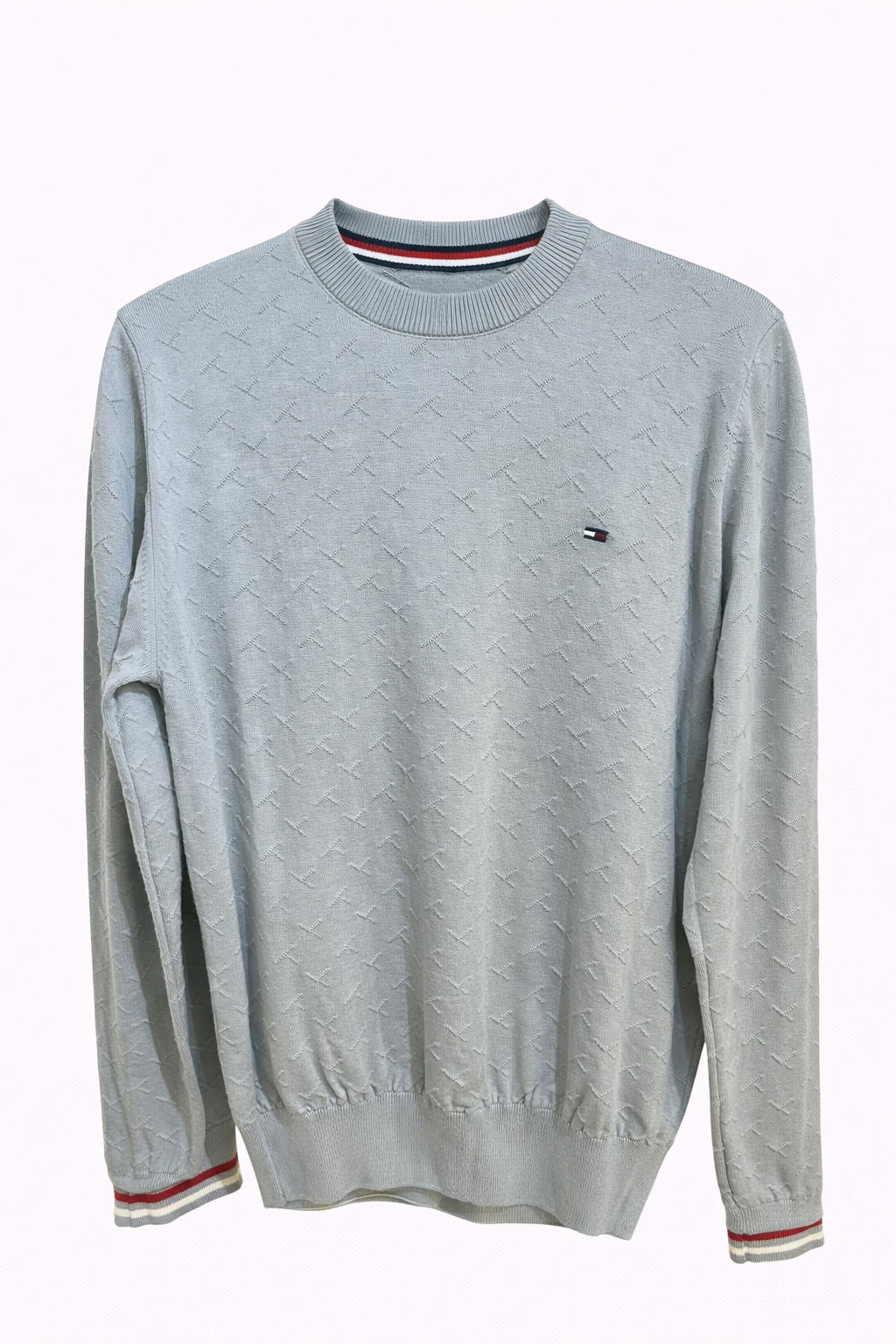 Textured Crewneck Sweater – Long Sleeve