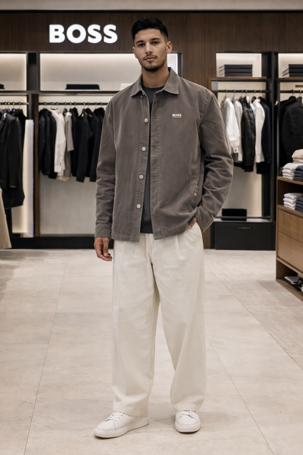 Men’s Casual Jacket – Classic Smart Design