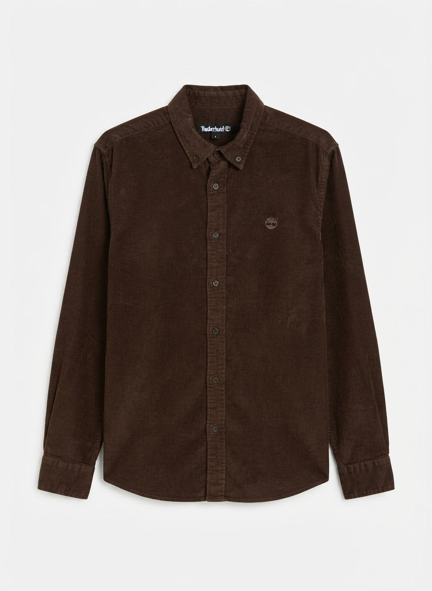 Men's Long Sleeve Corduroy Shirt - Regular Fit