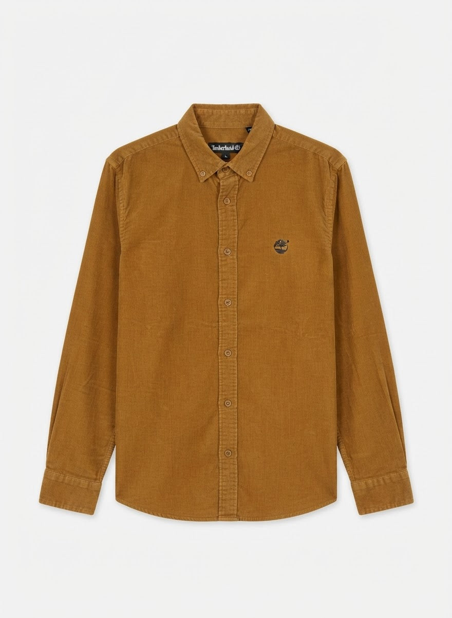 Men's Long Sleeve Corduroy Shirt - Regular Fit