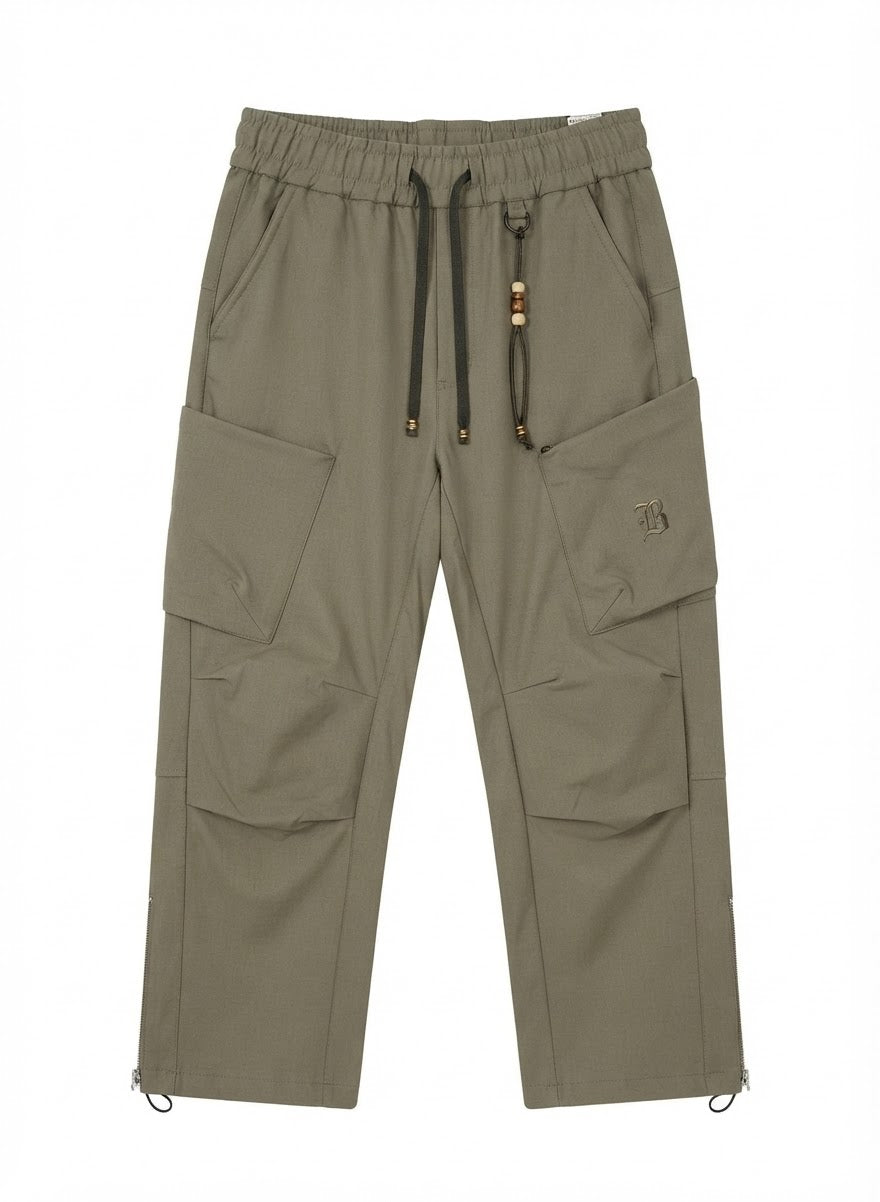 Utility Cargo Pants with Zip Hem