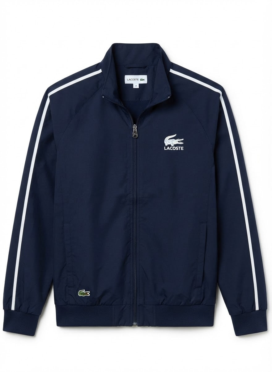Men's Classic Contrast-Piping Track Jacket (Multi-Color)
