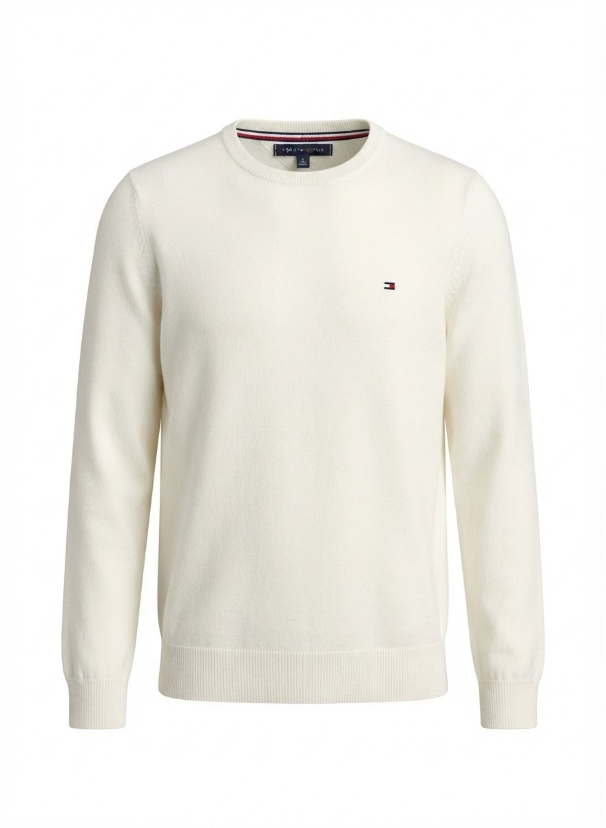 Men's Classic Crewneck Knit Sweater – Premium Comfort & Timeless Style
