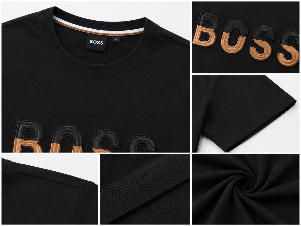 Premium Embroidered Logo T-Shirt – Modern Casual Fit