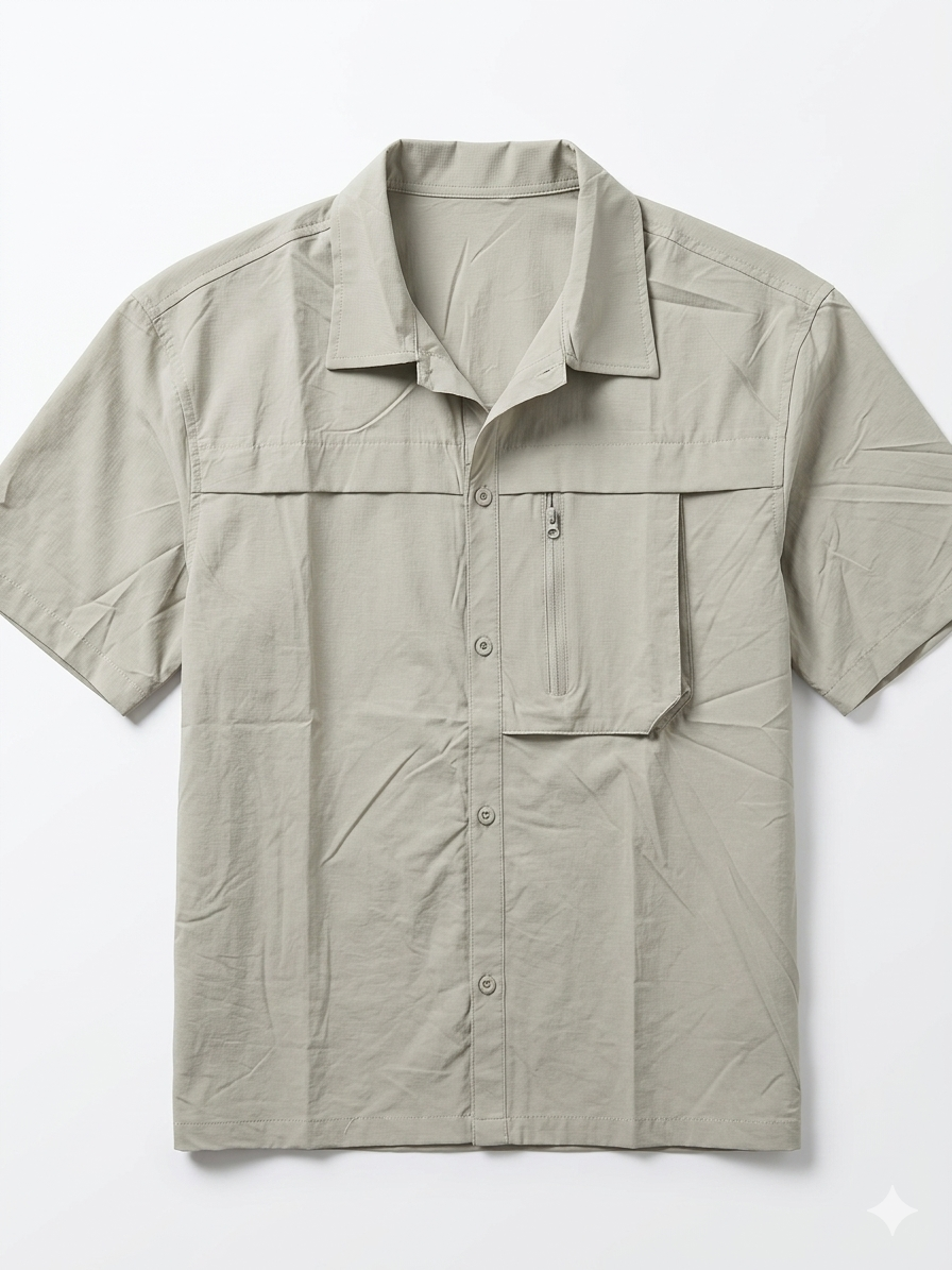 A clean summer essential designed with a modern utility vibe