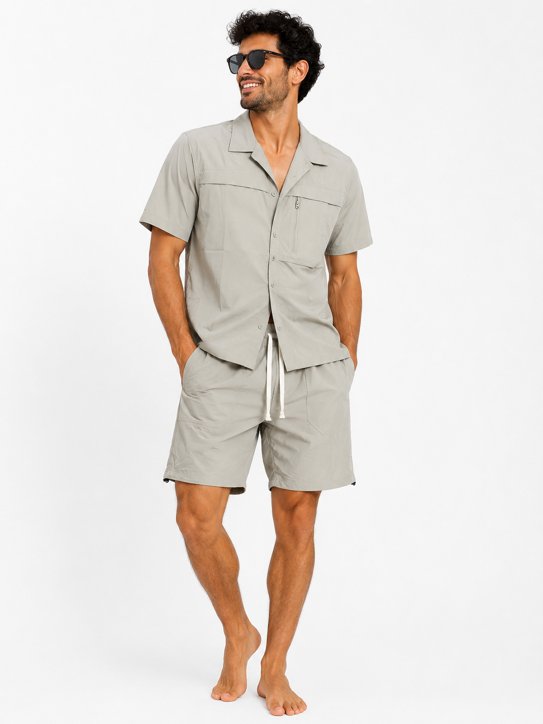 A clean summer essential designed with a modern utility vibe