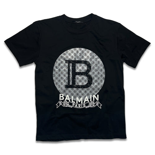 Balmain Paris Logo T-Shirt – Black