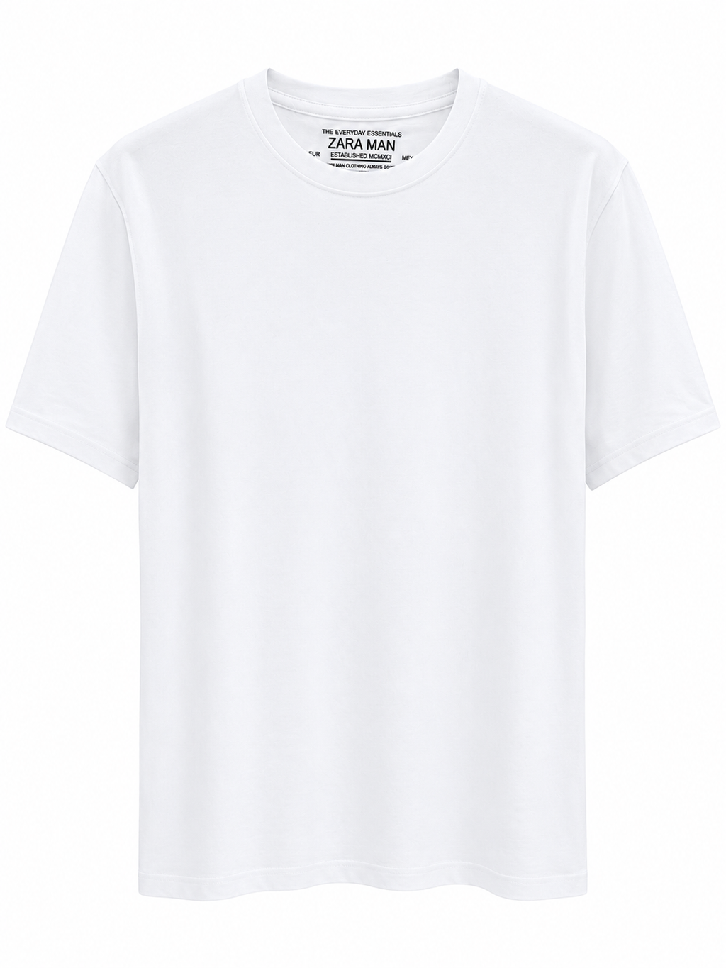 2-Pack Slim Fit Crew Neck T-Shirts – White