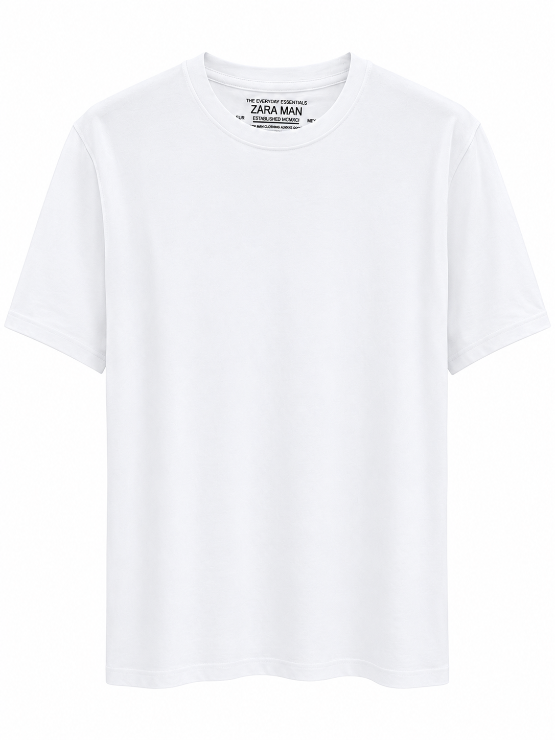 2-Pack Slim Fit Crew Neck T-Shirts – White
