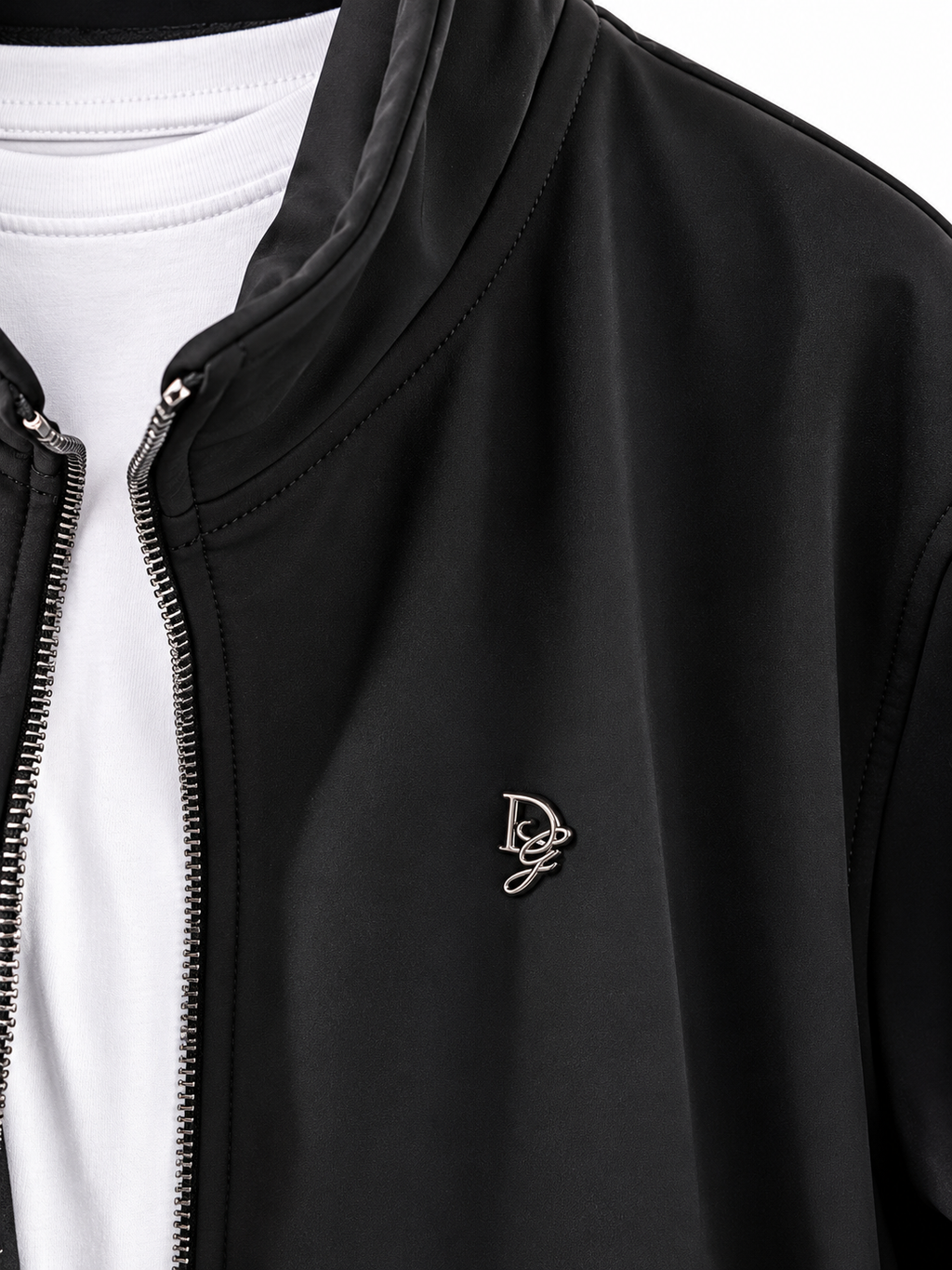 Men's Classic Stand-Collar Zip-Up Track Jacket