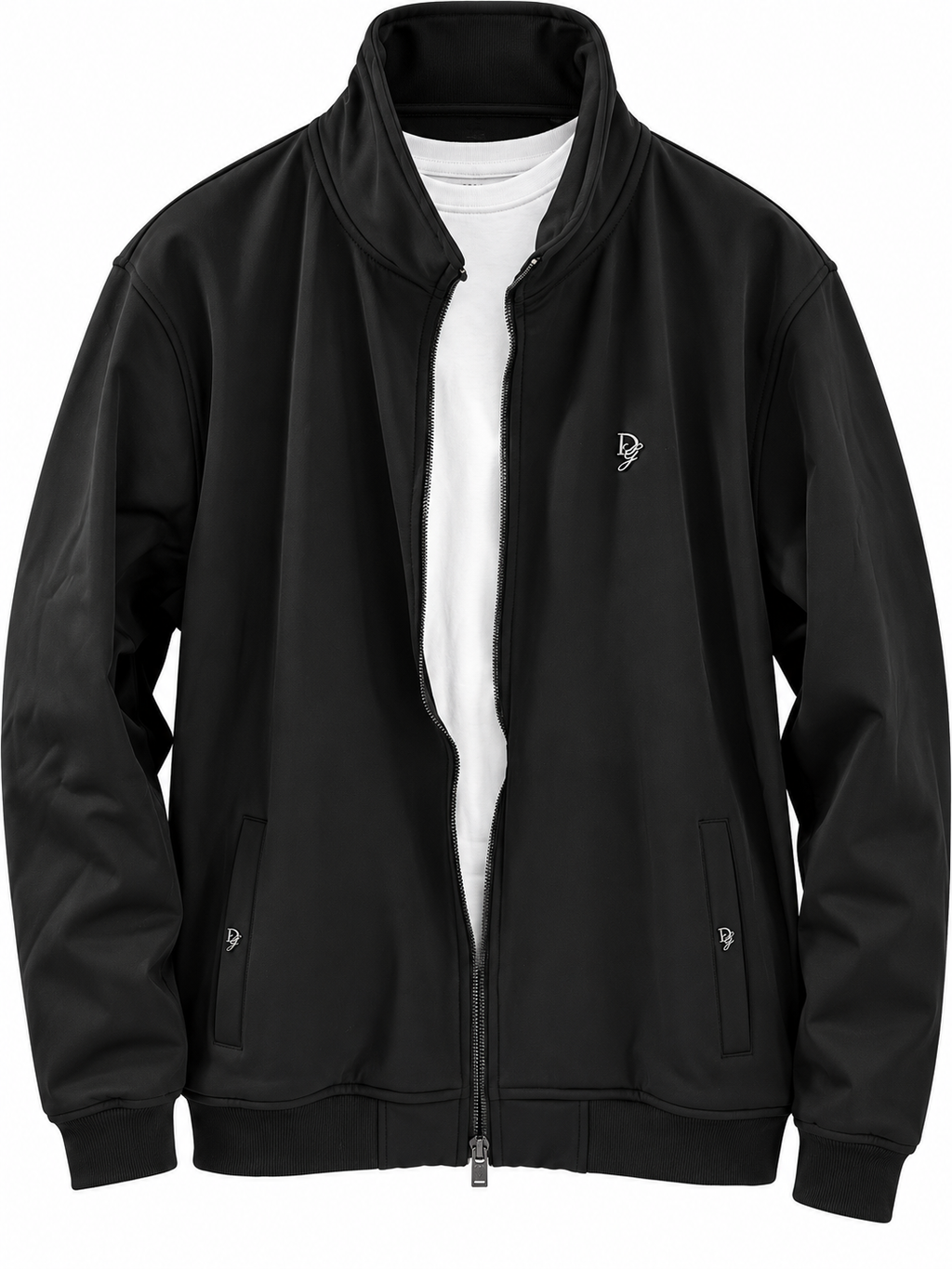 Men's Classic Stand-Collar Zip-Up Track Jacket