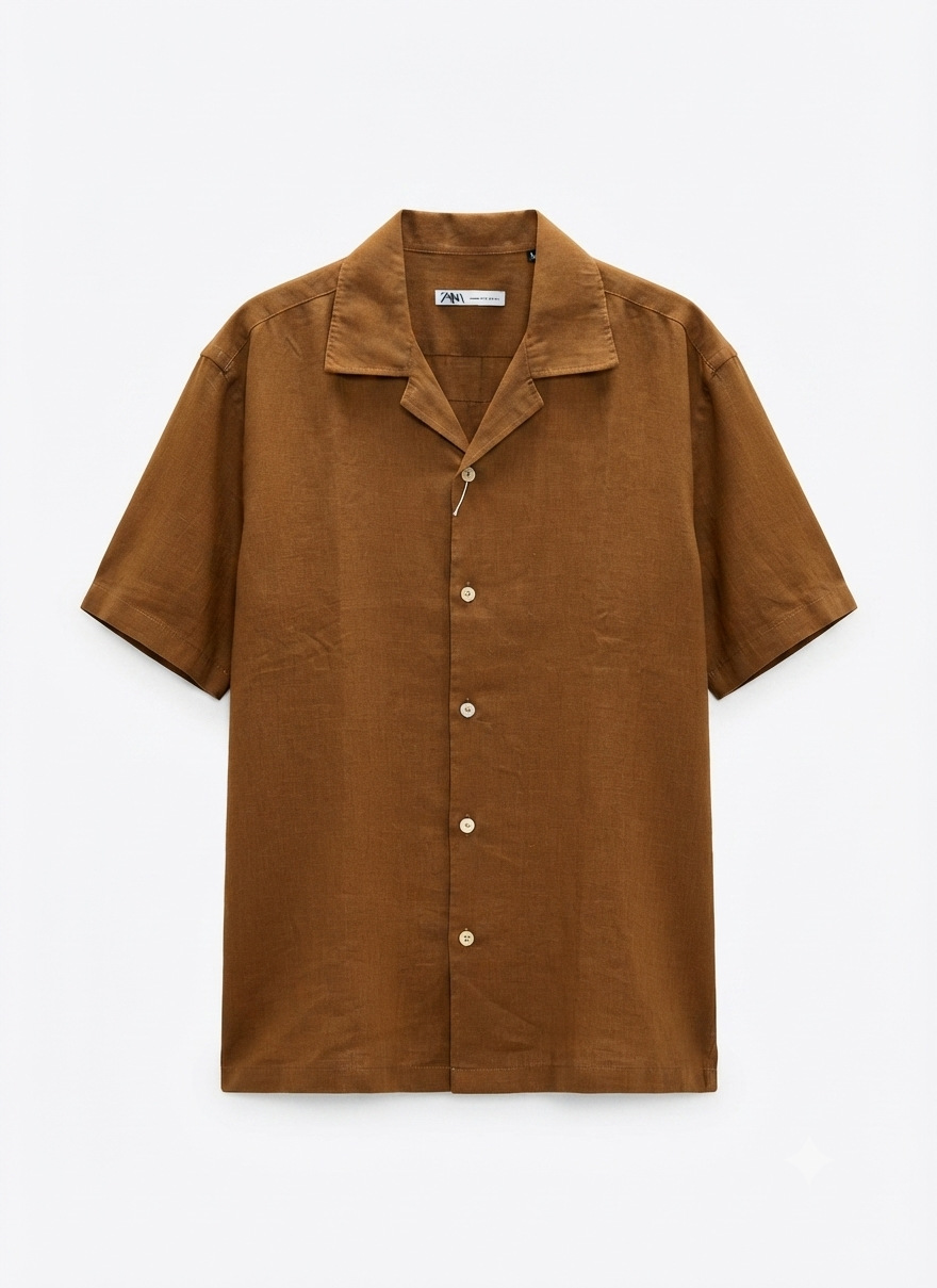 premium pure linen shirt
