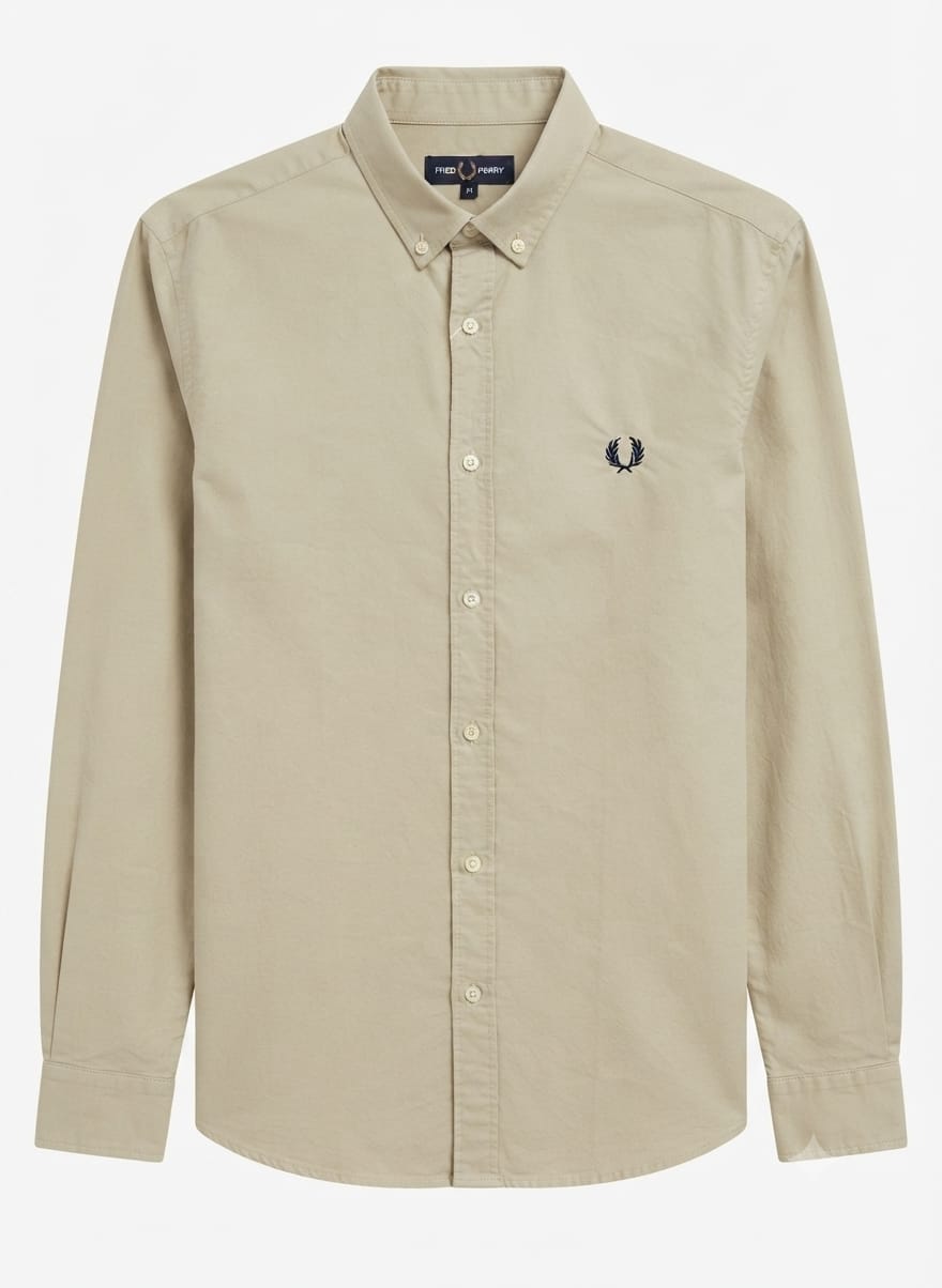 Men’s Long Sleeve Slim Fit Shirt – Clean Classic Essential