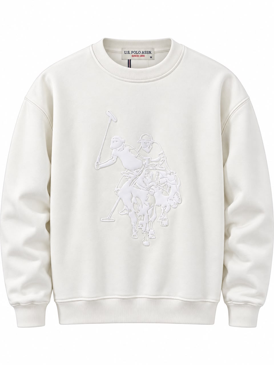 Sweatshirt – Navy & Off-White