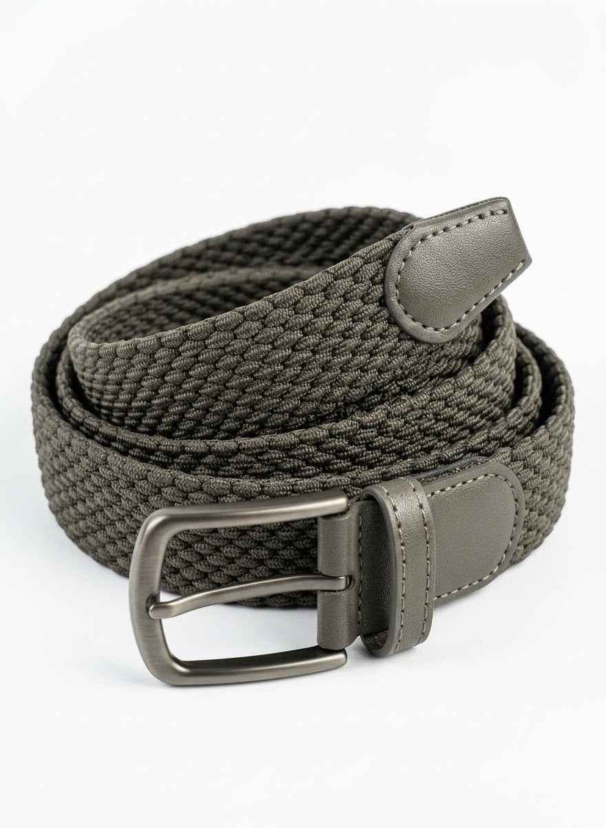 Upgrade your everyday look with this stylish men's braided belt.